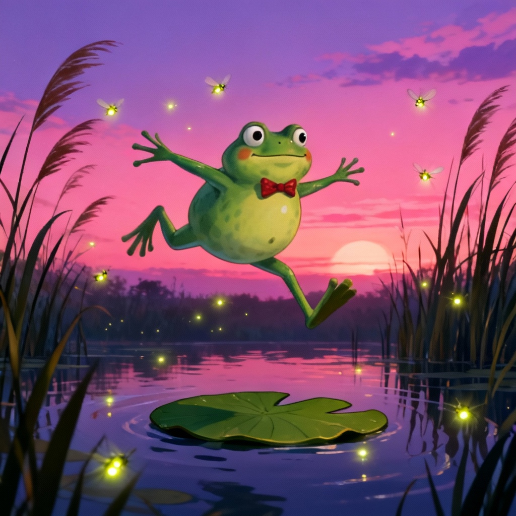 AI illustrated children's book character example