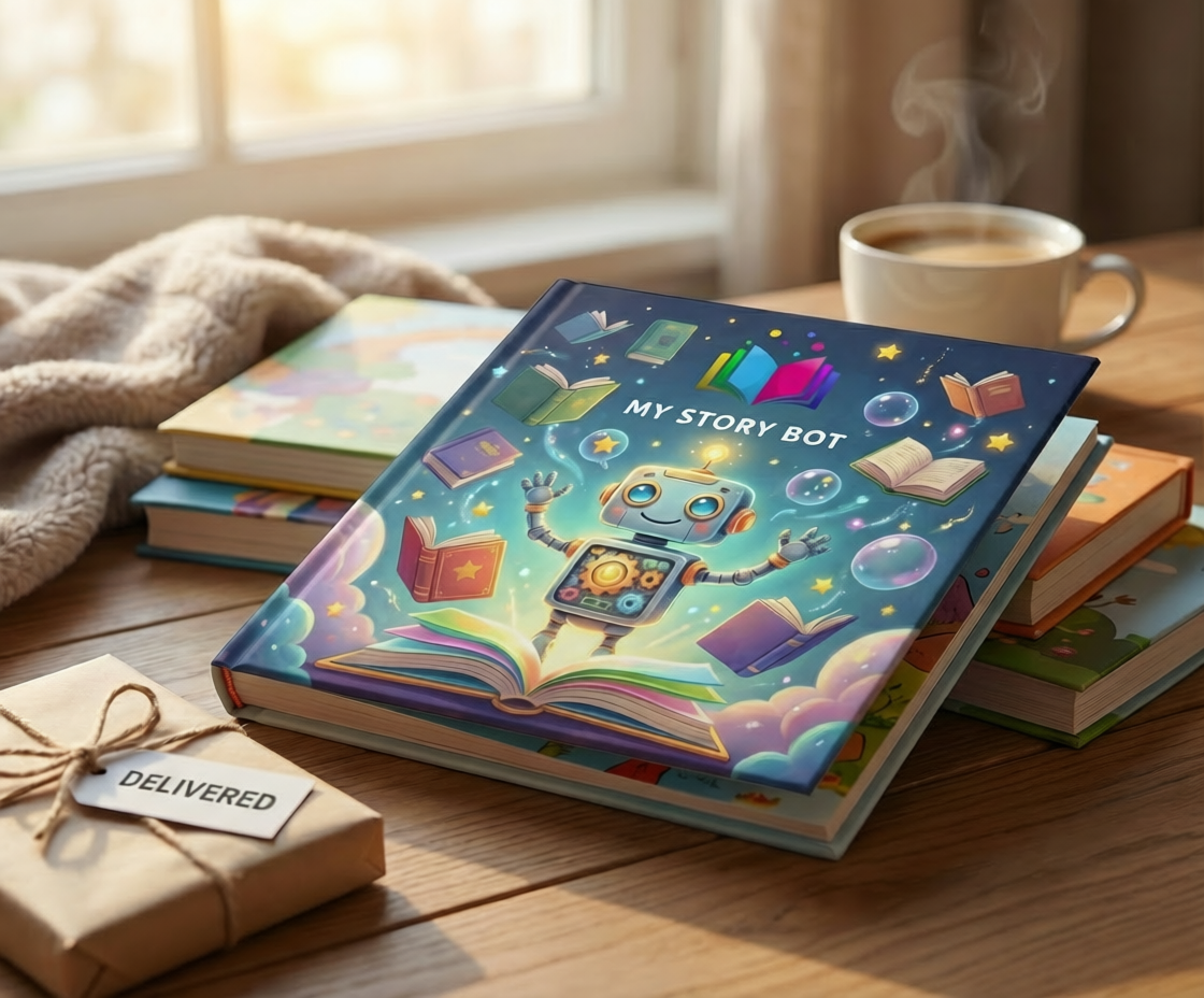 AI book printing preview